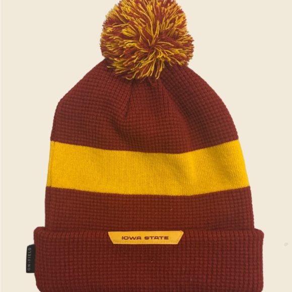 Nike Iowa State University Cyclones Youth Size Winter Beanie - Picture 2 of 3